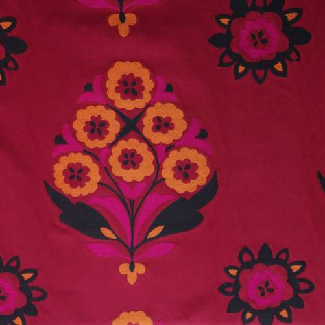 OUTLET SALES All Fabric Categories Harlequin Floral Memi Fabric - Red - MEMI003 - Image 1