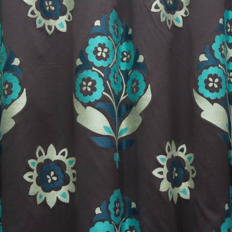 OUTLET SALES All Fabric Categories Harlequin Floral Memi Fabric - Teal - MEMI004 - Image 2
