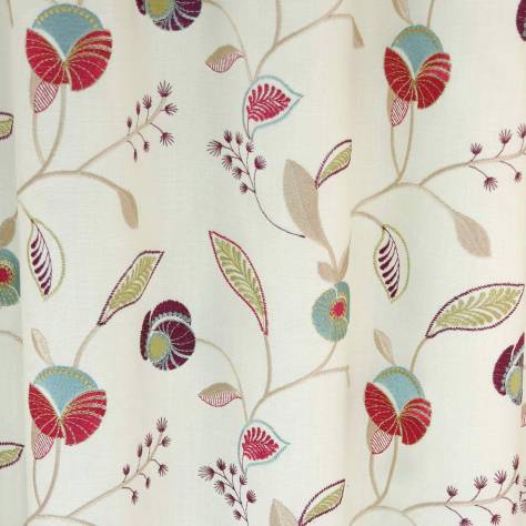 OUTLET SALES All Fabric Categories Hickory Fabric - Berry/Teal - HIC001