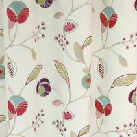 Hickory Fabric - Berry/Teal