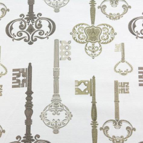 OUTLET SALES All Fabric Categories Keys Fabric - Antique - KEY001 - Image 1