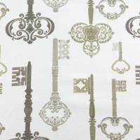 Keys Fabric - Antique
