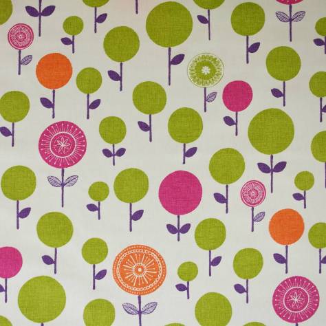 OUTLET SALES All Fabric Categories Lollipop Flower Fabric - Fuchsia/Orange - LOL001