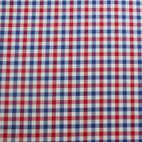Hereford Fabric - Red/Blue