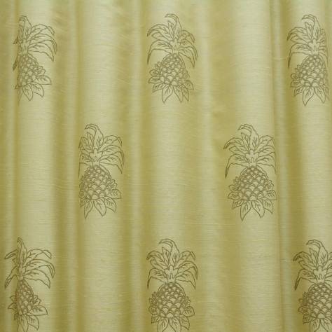 OUTLET SALES All Fabric Categories James Hare Pineapple Fabric - Golden Corn - PIN003 - Image 2