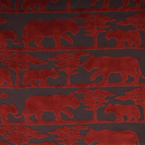 OUTLET SALES All Fabric Categories Safari Fabric - Red - SAF001 - Image 1