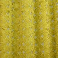 Swirl Stripe Fabric - Antique Gold