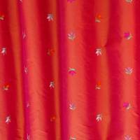 Casamance Tanta Fabric - Mint/Poppy
