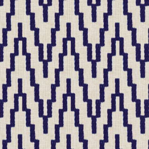 Wemyss  Inside Out Fabrics Laurieston Fabric - Denim - Laurieston-06-Denim