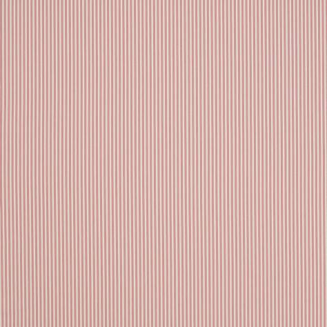 Jane Churchill Linhope Fabrics Arley Stripe Fabric - Pink - J871F-02 - Image 1