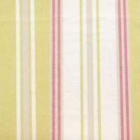 Hopwell Stripe Fabric - Leaf/Pink