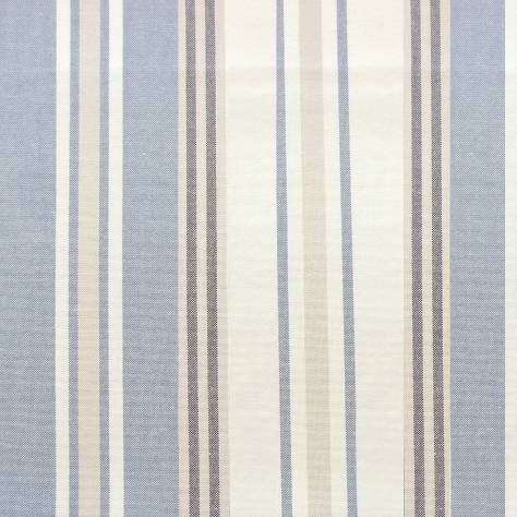 Jane Churchill Linhope Fabrics Hopwell Stripe Fabric - Navy - J872F-06