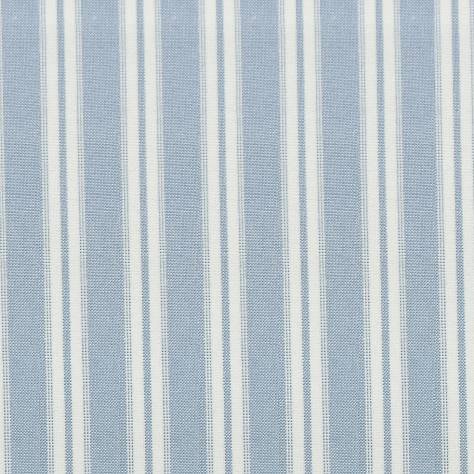 Jane Churchill Linhope Fabrics Linhope Stripe Fabric - Blue - J873F-06 - Image 1