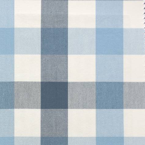 Jane Churchill Linhope Fabrics Kali Check Fabric - Navy - J875F-04 - Image 1