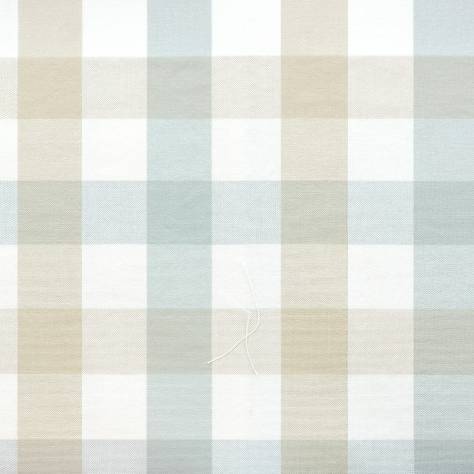 Jane Churchill Linhope Fabrics Kali Check Fabric - Aqua - J875F-05 - Image 1