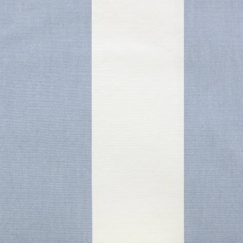 Jane Churchill Linhope Fabrics Alda Stripe Fabric - Blue - J876F-05