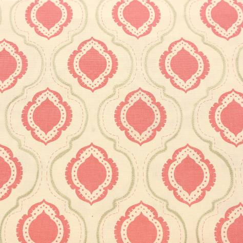 Jane Churchill Blakewater Fabrics Anoushka Fabric - Red/Green - J860F-02 - Image 1