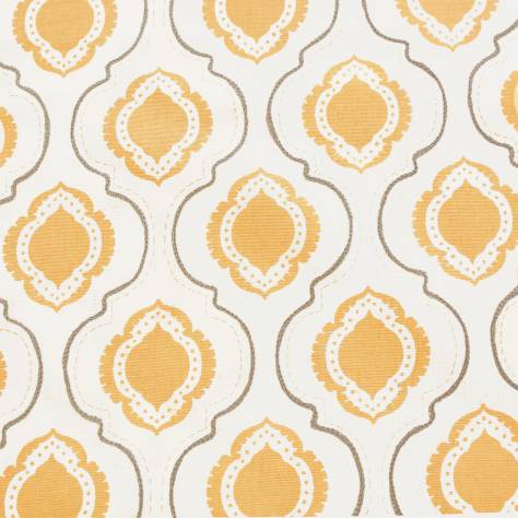 Jane Churchill Blakewater Fabrics Anoushka Fabric - Yellow - J860F-04 - Image 1
