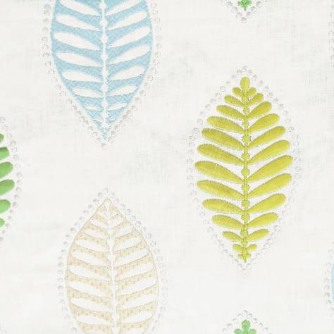Jane Churchill Blakewater Fabrics Alyssa Fabric - Aqua/Green - J869F-03 - Image 1