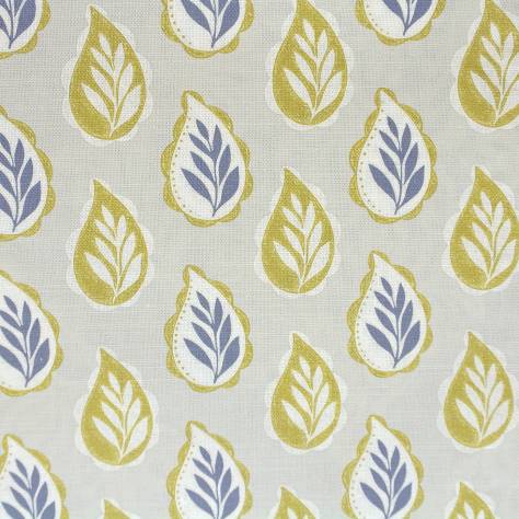 Jane Churchill Blakewater Fabrics Myla Fabric - Yellow/Grey - J880F-01 - Image 1