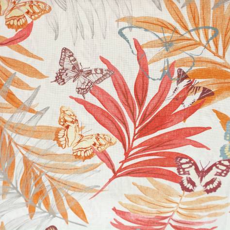 Jane Churchill Blakewater Fabrics Evelyn Fabric - Red - J884F-02 - Image 1