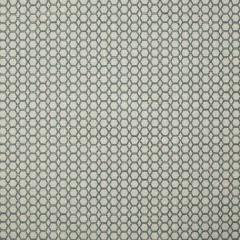 Jane Churchill Skala Fabrics Hex Fabric - Teal - J954F-03 - Image 1