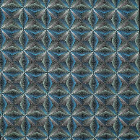 Jane Churchill Atmosphere V Fabrics Quantum Fabric - Blue/Aqua - J939F/01 - Image 1