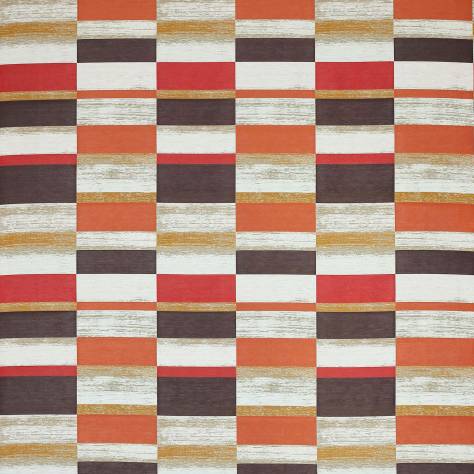 Jane Churchill Atmosphere V Fabrics Kauri Fabric - Copper/Red - J942F/01