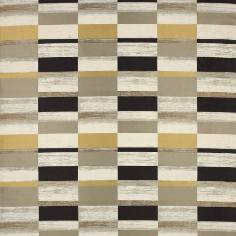 Jane Churchill Atmosphere V Fabrics Kauri Fabric - Charcoal/Gold - J942F/03 - Image 1