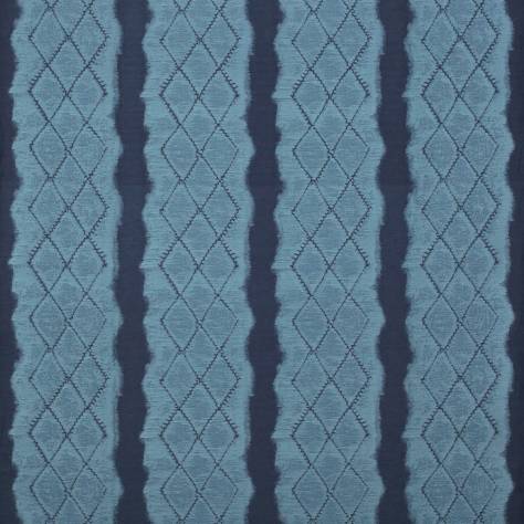 Jane Churchill Atmosphere V Fabrics Inca Fabric - Blue - J943F/02 - Image 1