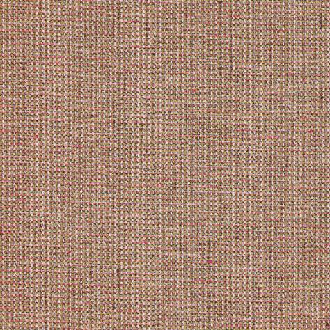 Jane Churchill Almora Weaves Romey Fabric - Natural/Coral - J978F-05
