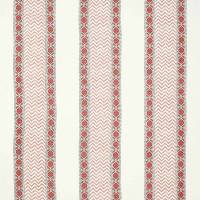 Chari Stripe Fabric - Red