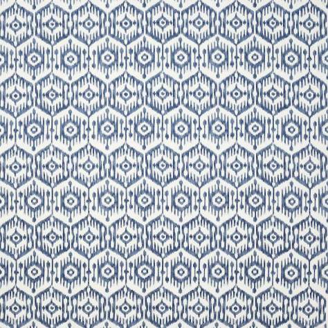 Jane Churchill Indira Fabrics Malay Fabric - Blue - J968F-01