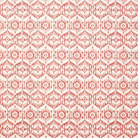 Jane Churchill Indira Fabrics Malay Fabric - Soft Red - J968F-03 - Image 1
