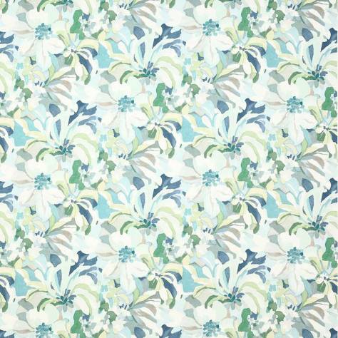 Jane Churchill Indira Fabrics Hot House Fabric - Teal/Blue - J973F-03 - Image 1