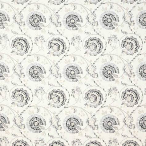 Jane Churchill Indira Fabrics Jaipur Tree Fabric - Charcoal/Neutral - J974F-02