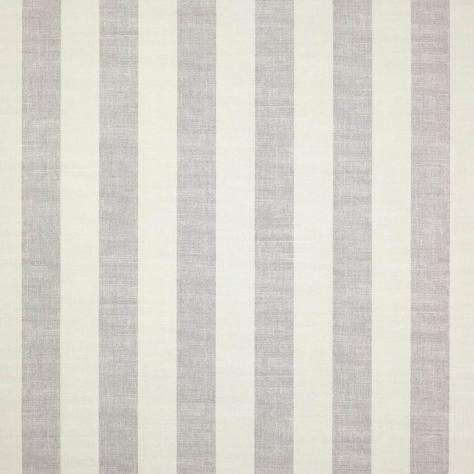 Jane Churchill Indira Fabrics Almora Stripe Fabric - Chinchilla/Cream - J976F-01 - Image 1