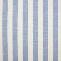 Almora Stripe Fabric - Cobalt/Natural