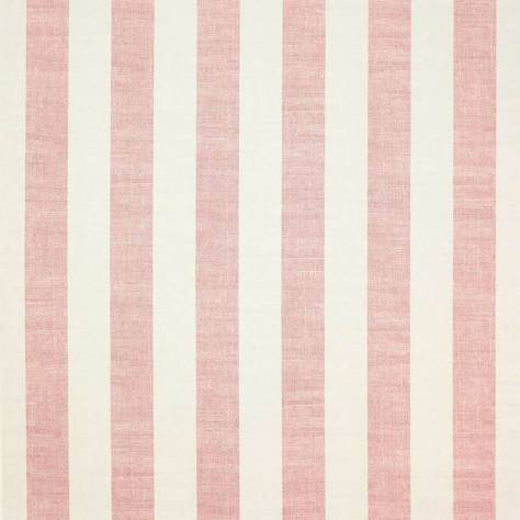 Jane Churchill Indira Fabrics Almora Stripe Fabric - Pink/Cream - J976F-05 - Image 1