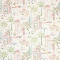 Persian Grove Fabric - Pink/Grey