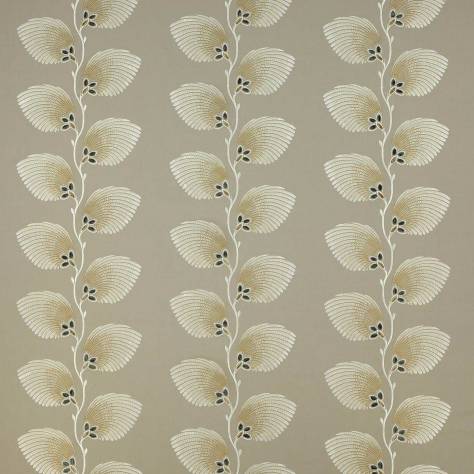 Jane Churchill Atmosphere VI Fabrics Lelani Fabric - Silver/Gold - J0030-01