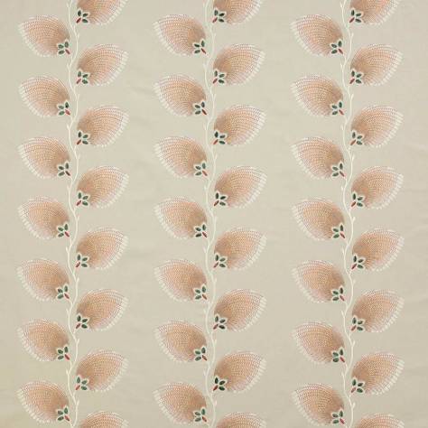 Jane Churchill Atmosphere VI Fabrics Lelani Fabric - Silver/Pink - J0030-03