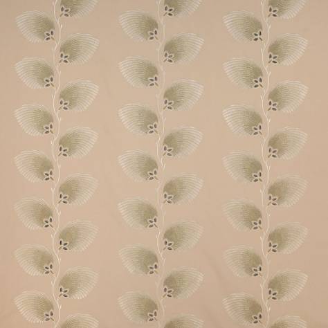 Jane Churchill Atmosphere VI Fabrics Lelani Fabric - Ivory/Gold - J0045-02 - Image 1