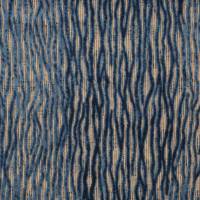 Gilda Fabric - Blue / Copper