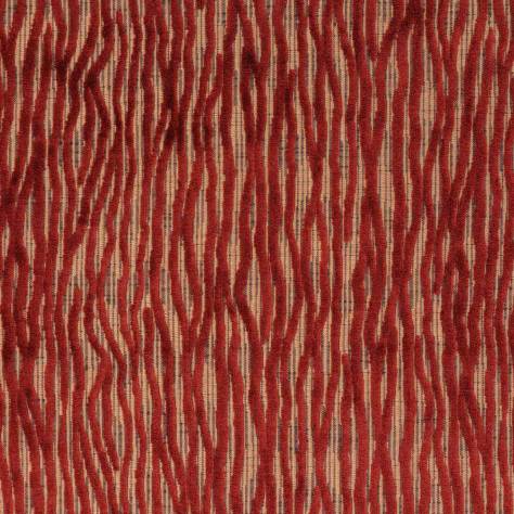 Jane Churchill Peli Fabrics Gilda Fabric - Red / Copper - J0028-03