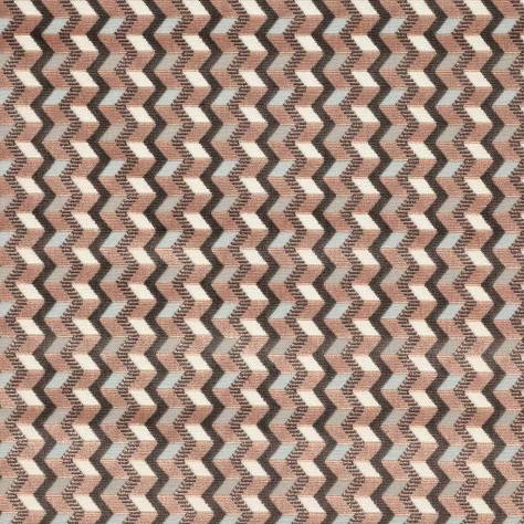 Jane Churchill Peli Fabrics Peli Fabric - Pink / Grey - J0038-01 - Image 1