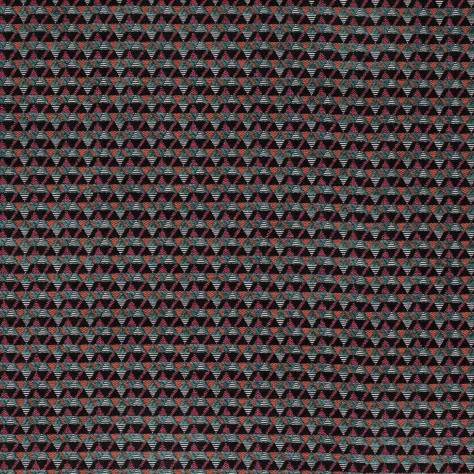 Jane Churchill Peli Fabrics Esino Fabric - Teal / Charcoal - J0043-01 - Image 1