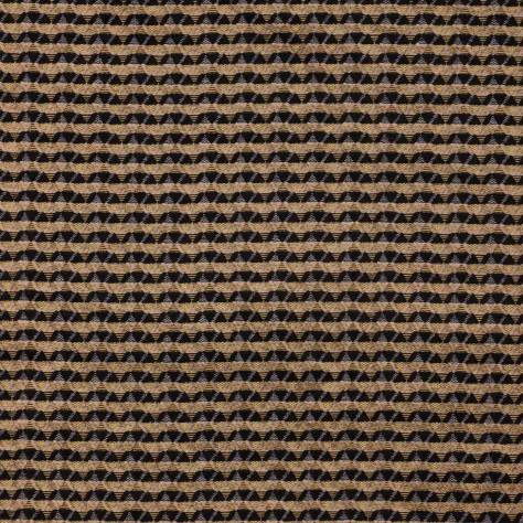 Jane Churchill Peli Fabrics Esino Fabric - Black / Gold - J0043-04 - Image 1