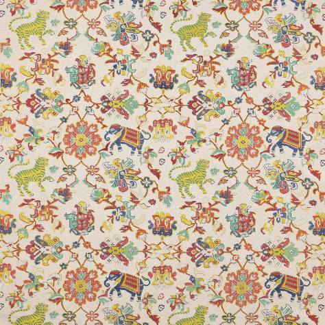 Jane Churchill Azara Fabrics Animal Tapestry Fabric - Multi - J0059-02