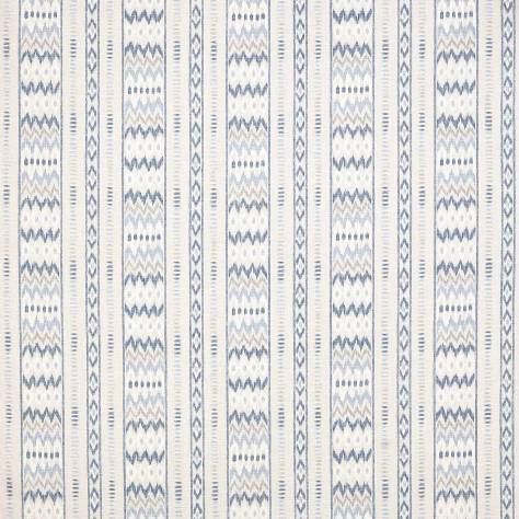 Jane Churchill Azara Fabrics Makai Fabric - Blue - J0065-02 - Image 1